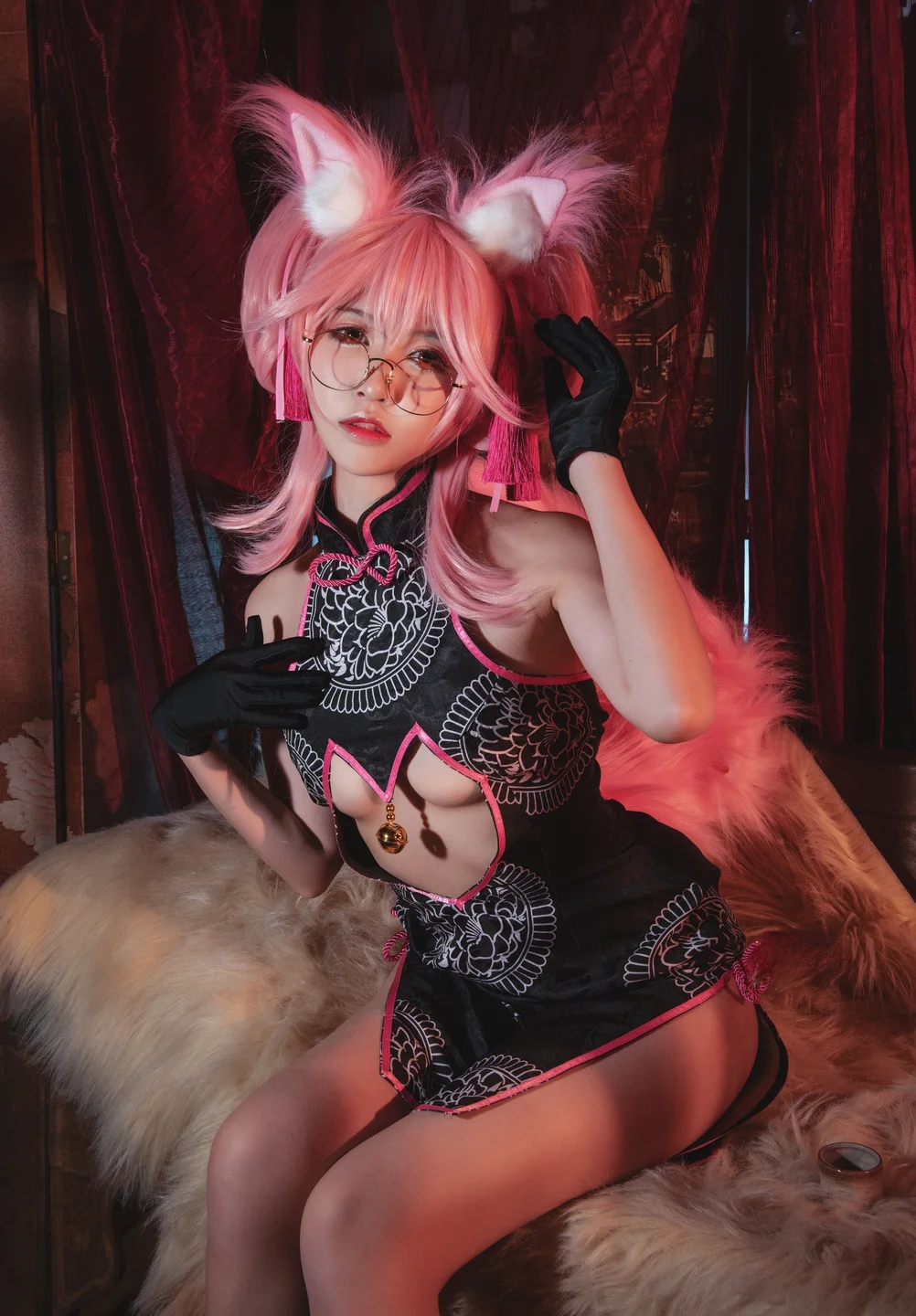 亚马逊鲶鱼 - No.027 FGO：玉藻前旗袍 [10P-199MB] tg@simisebaisi 【丝足阁】006.webp